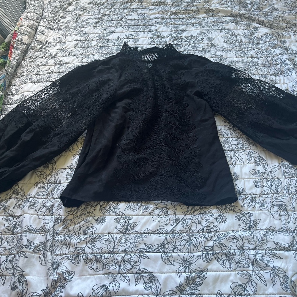 Black Lace Top